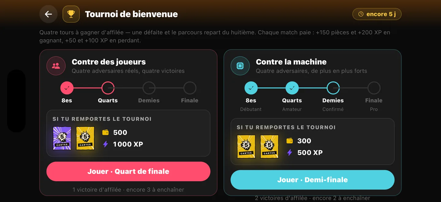 Tournoi de bienvenue Draft Foot